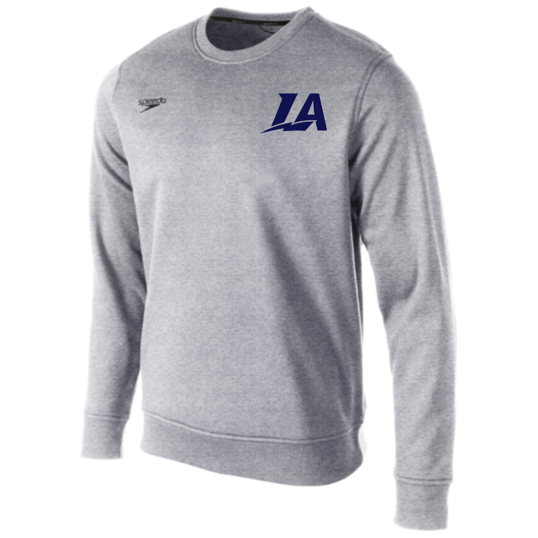 Speedo Fleece Crew Neck Sweatshirt (Customized) - Lanier Aquatics