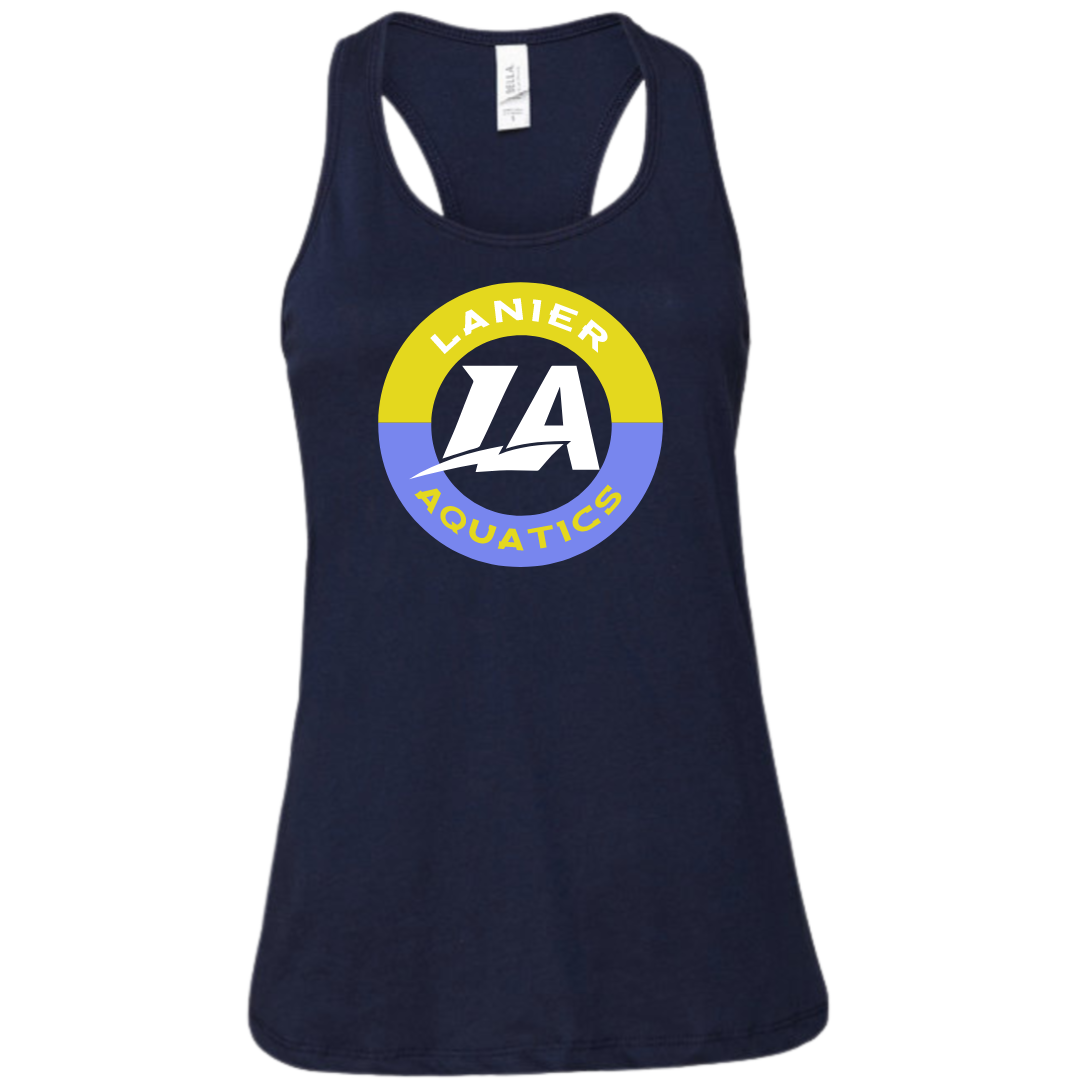 Ladies' Racer Back Tank (Customized) - Lanier Aquatics