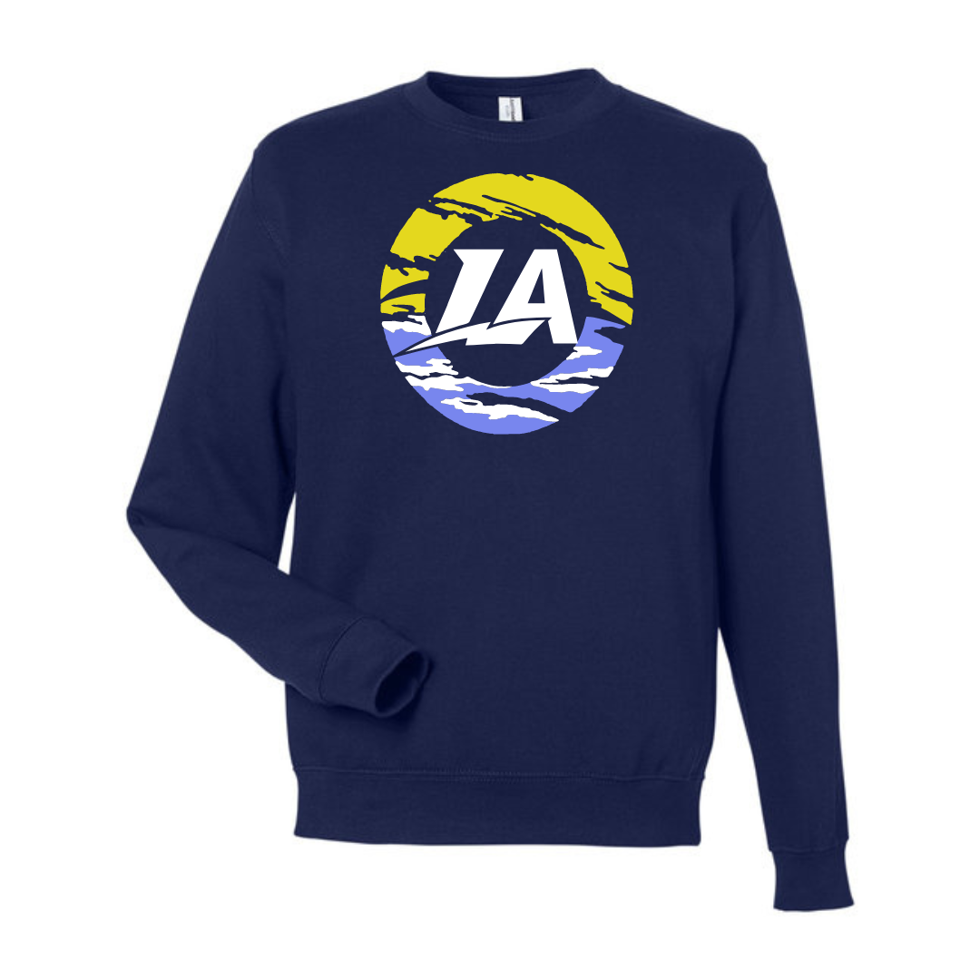 Medium Weight Unisex Crewneck Sweatshirt (Customized) - Lanier Aquatics