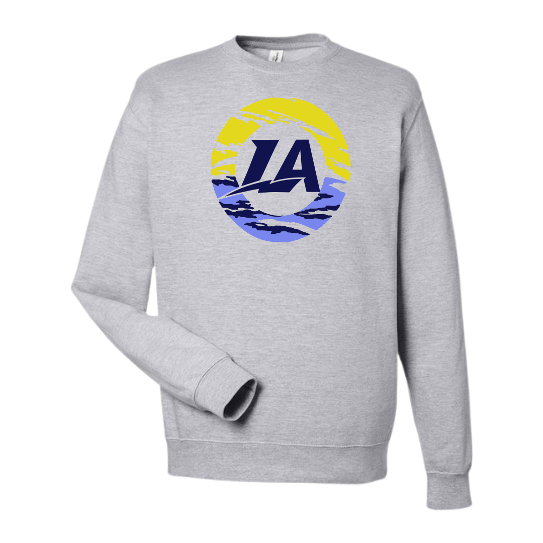 Medium Weight Unisex Crewneck Sweatshirt (Customized) - Lanier Aquatics