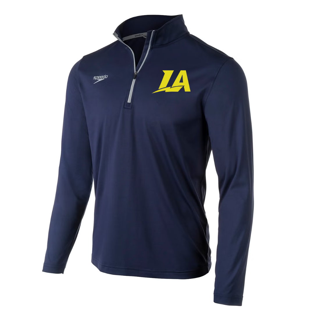 Speedo 1/4 Zip Fleece Sweatshirt (Customized) - Lanier Aquatics