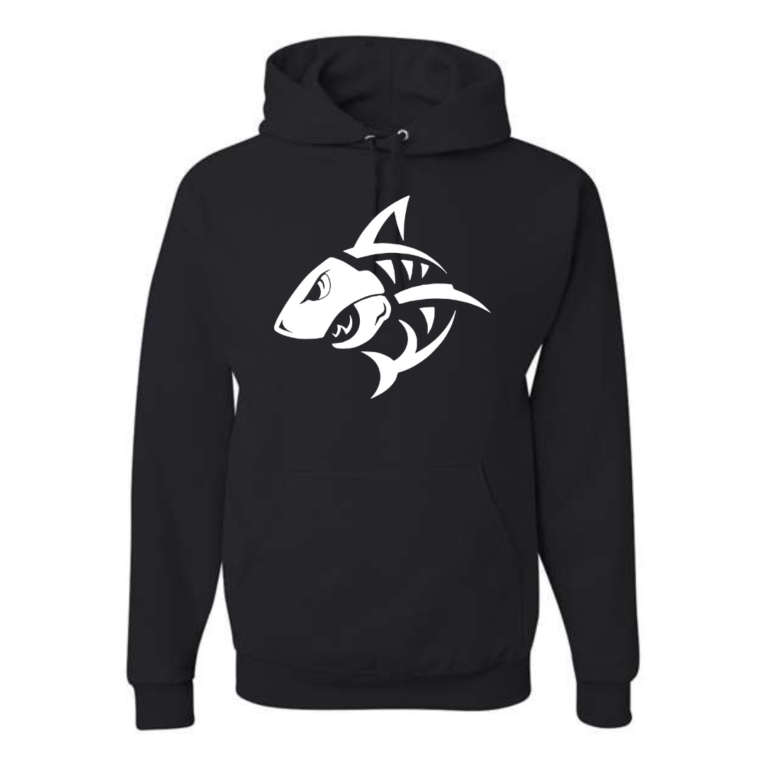 Medium Weight Unisex Hooded Sweatshirt (Customized) - Levine JCC - Bad Fish