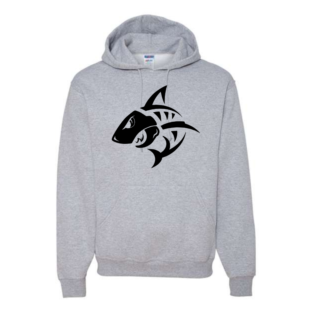 Medium Weight Unisex Hooded Sweatshirt (Customized) - Levine JCC - Bad Fish