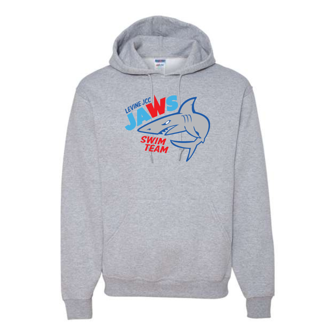 Medium Weight Unisex Hooded Sweatshirt (Customized) - Levine JCC - Jaws