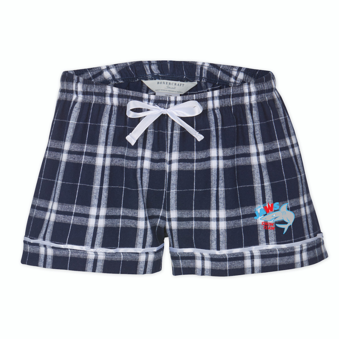 Boxercraft Women's Flannel Short (Customized) - Levine JCC - Jaws