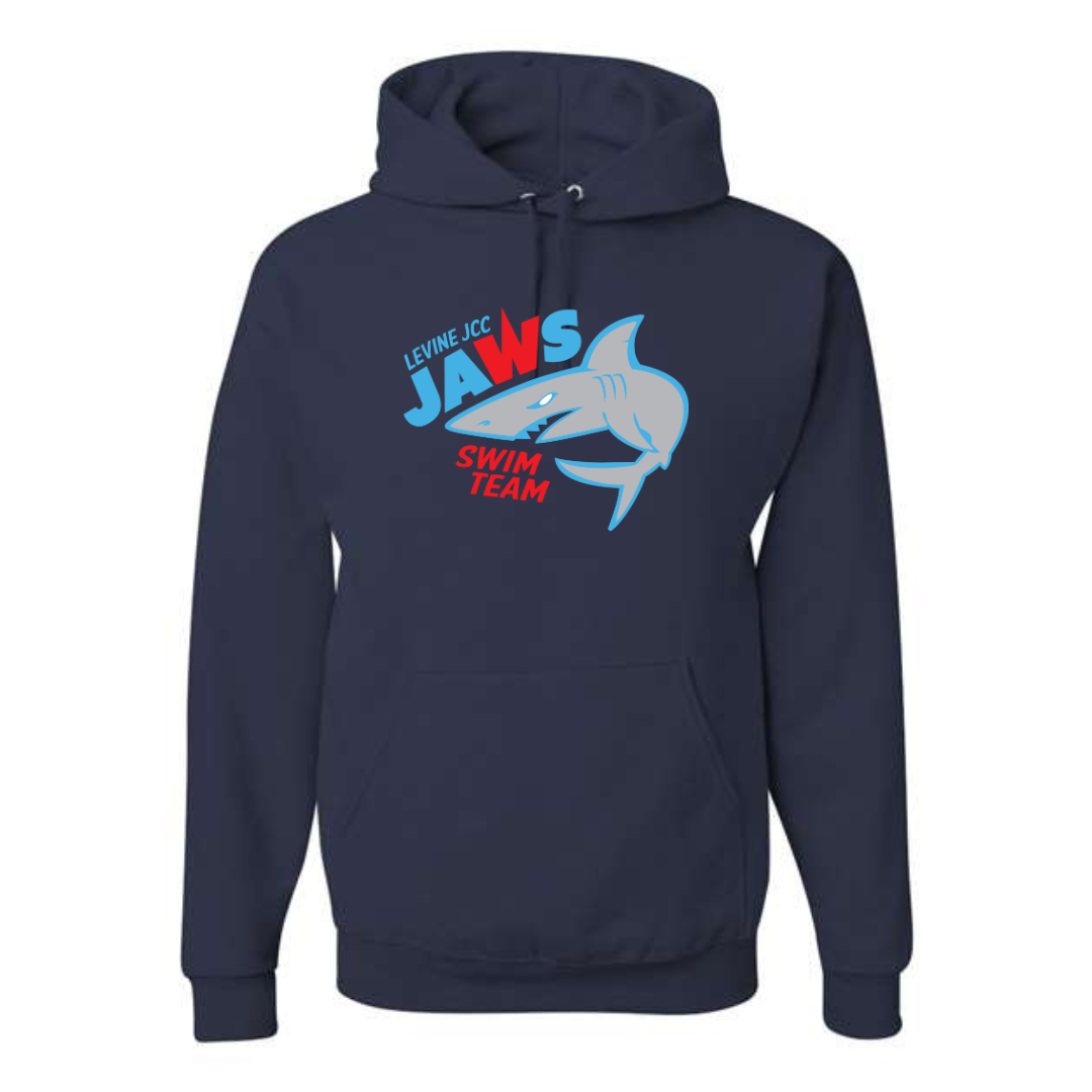 Medium Weight Unisex Hooded Sweatshirt (Customized) - Levine JCC - Jaws
