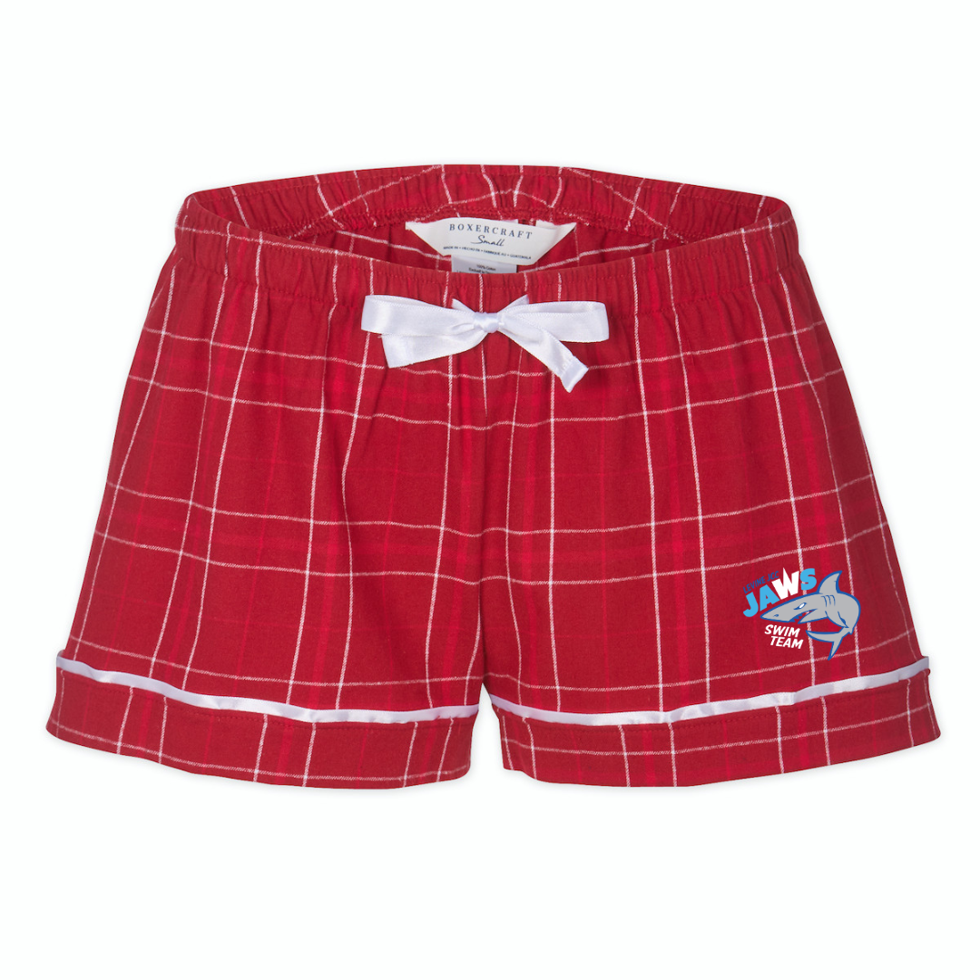 Boxercraft Women's Flannel Short (Customized) - Levine JCC - Jaws