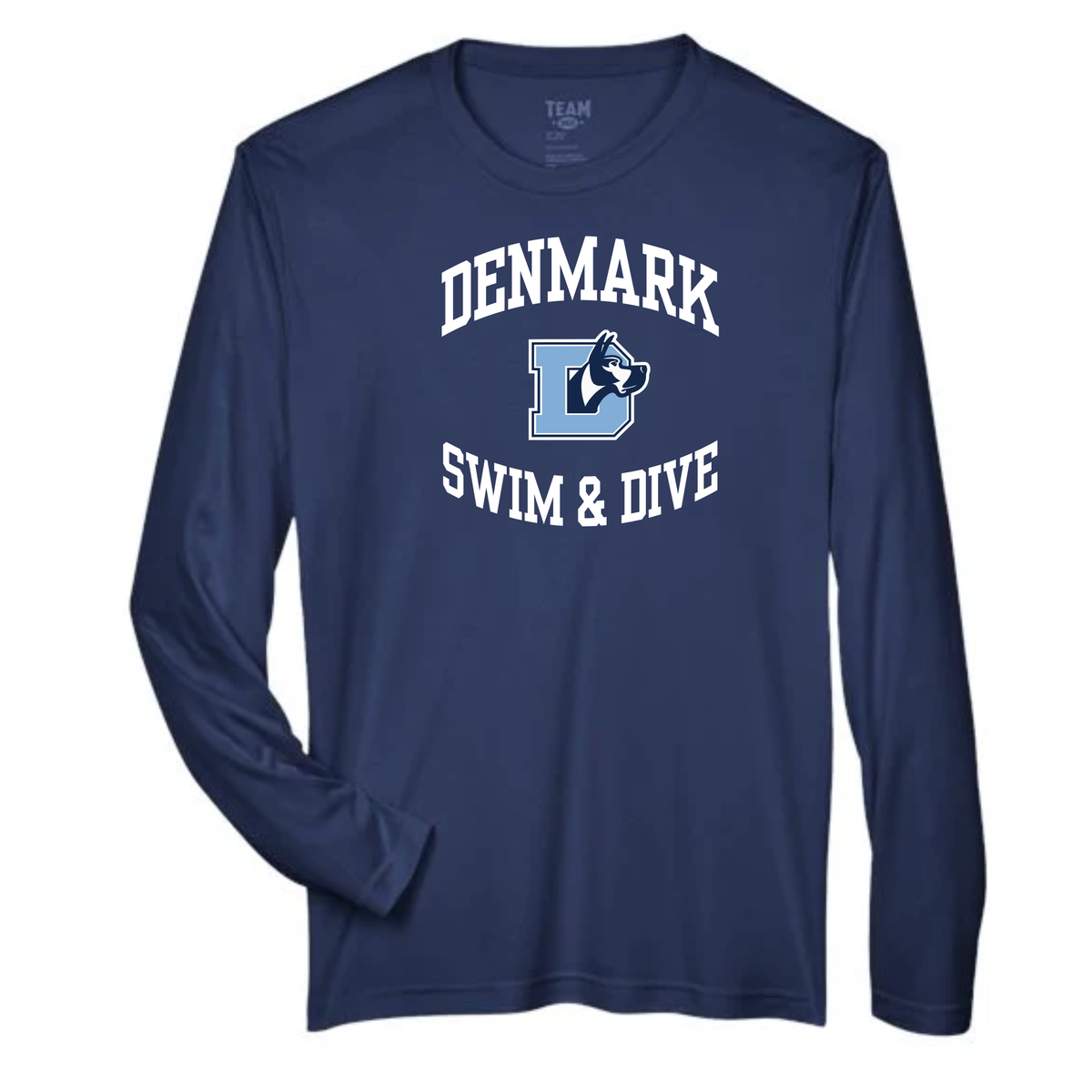 Performance Long-Sleeve Tee (Heat Pressed) - Denmark