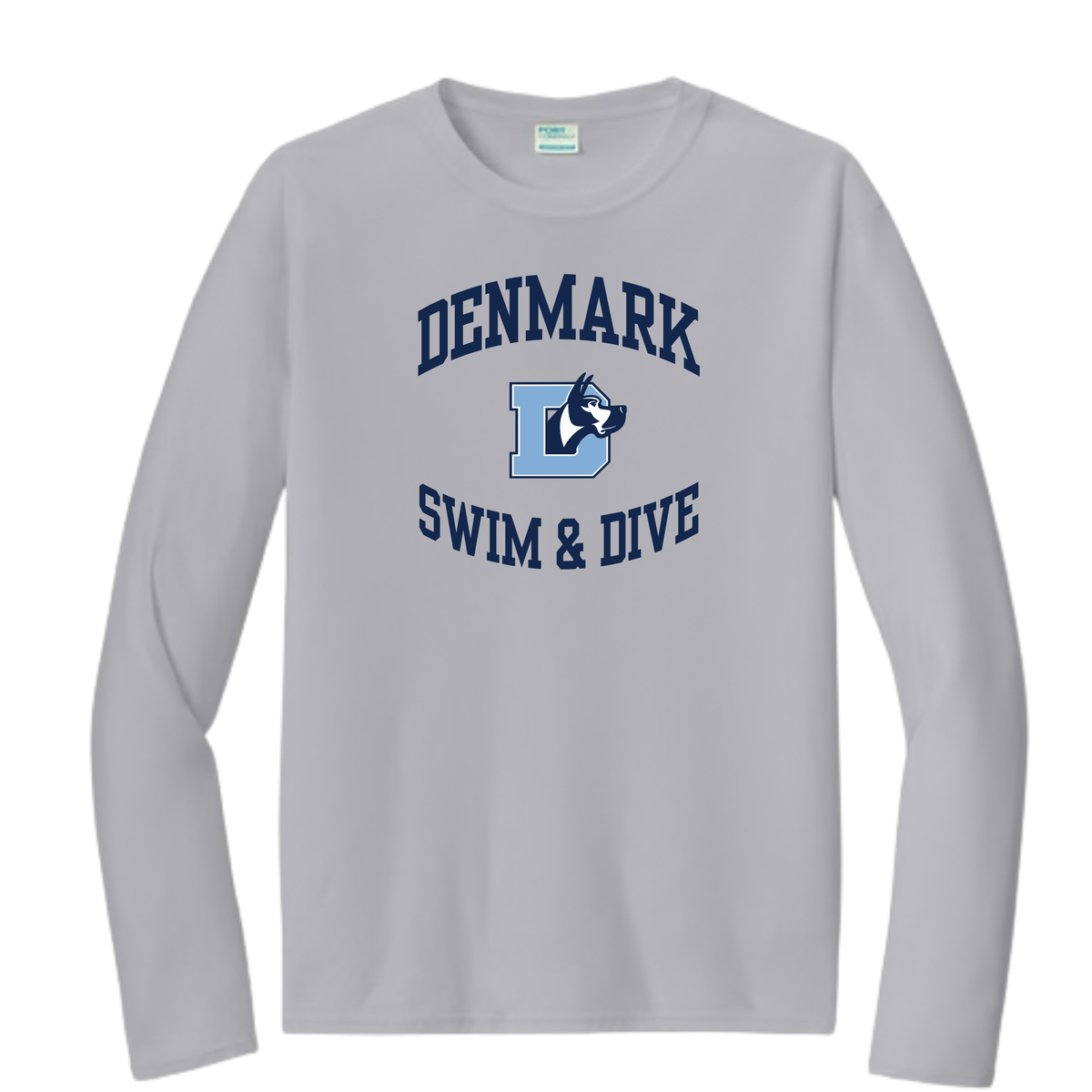 Performance Long-Sleeve Tee (Heat Pressed) - Denmark