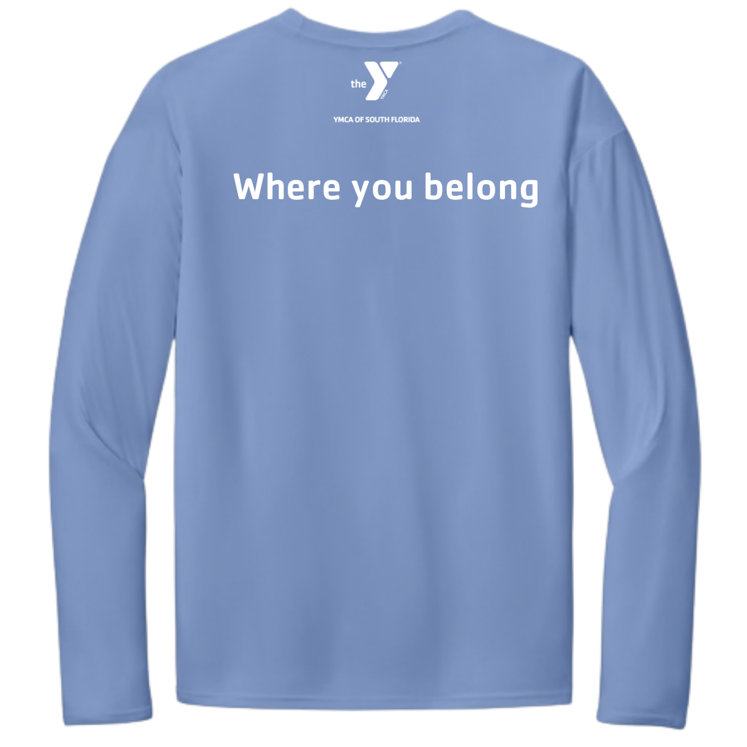 Performance Long-Sleeve Tee (Customized) - YMCA of South Florida
