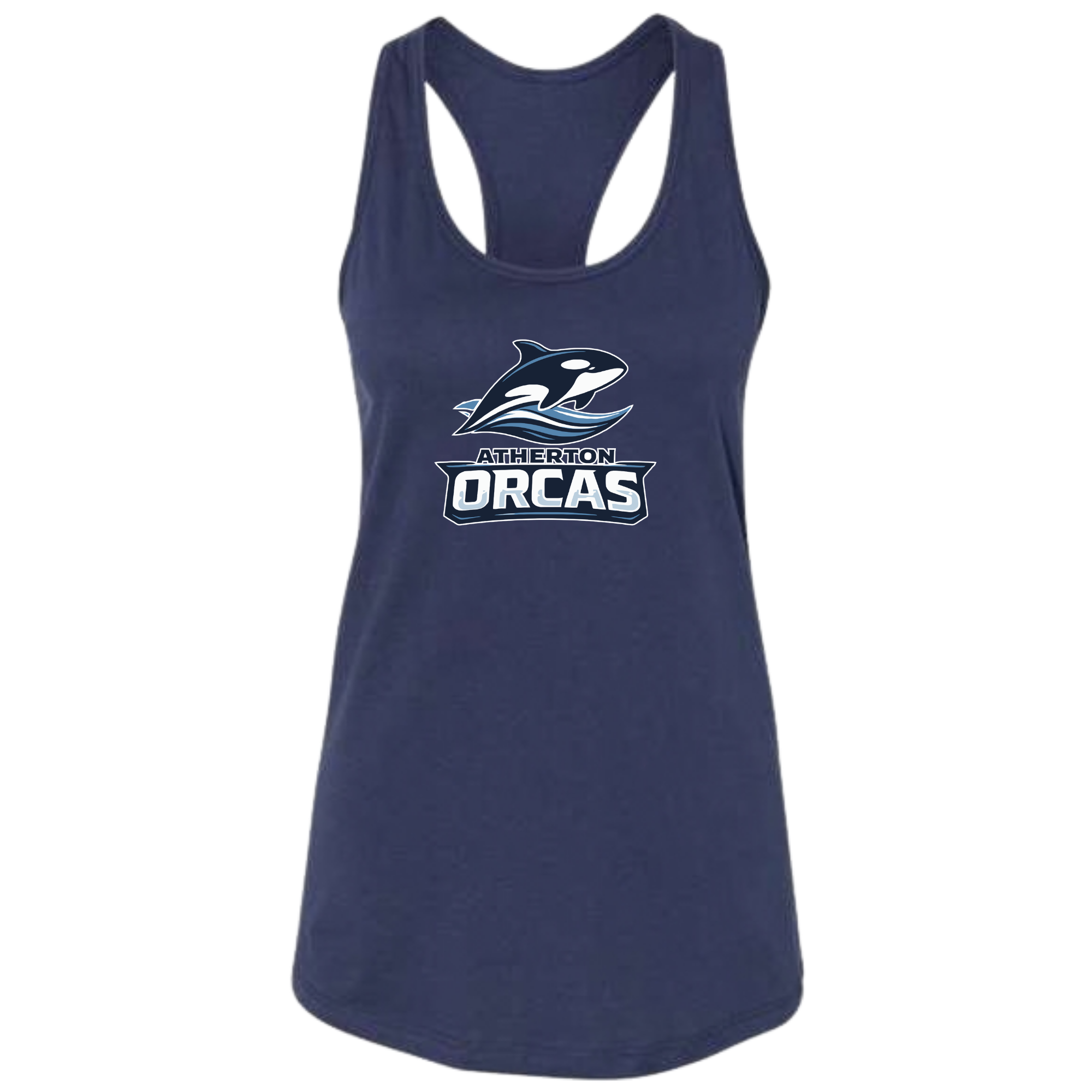 Ladies'  Racerback Tank (Customized) - Atherton Orcas