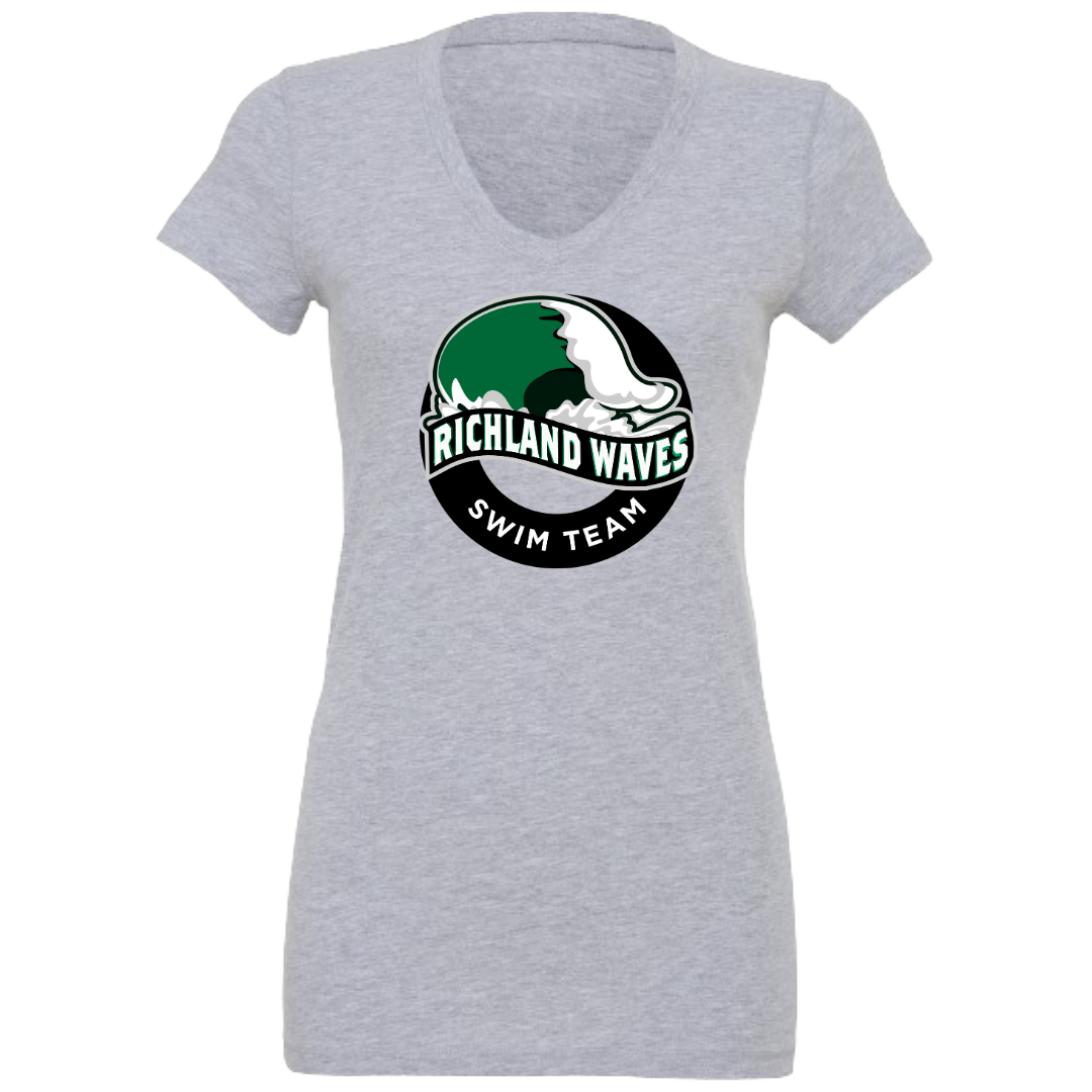 Ladies V Neck T-Shirt (Customized) - Richland