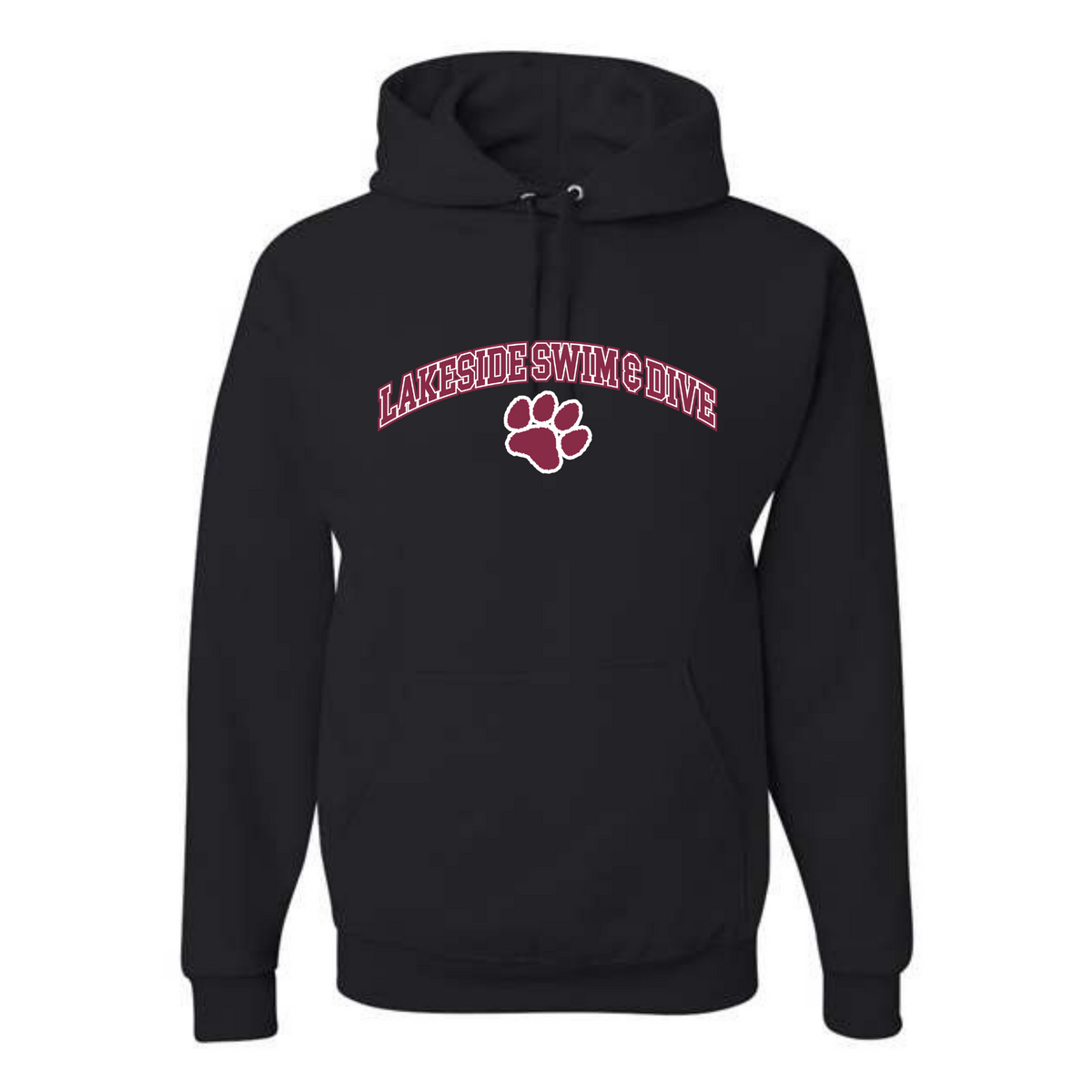 Medium Weight Unisex Hooded Sweatshirt (Heat Pressed) - Lakeside HS