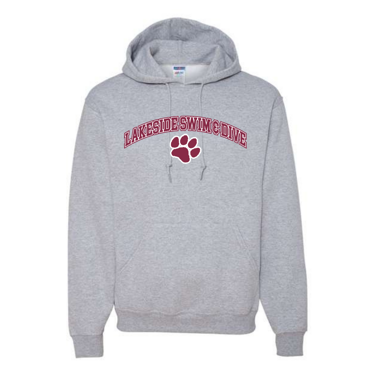 Medium Weight Unisex Hooded Sweatshirt (Heat Pressed) - Lakeside HS