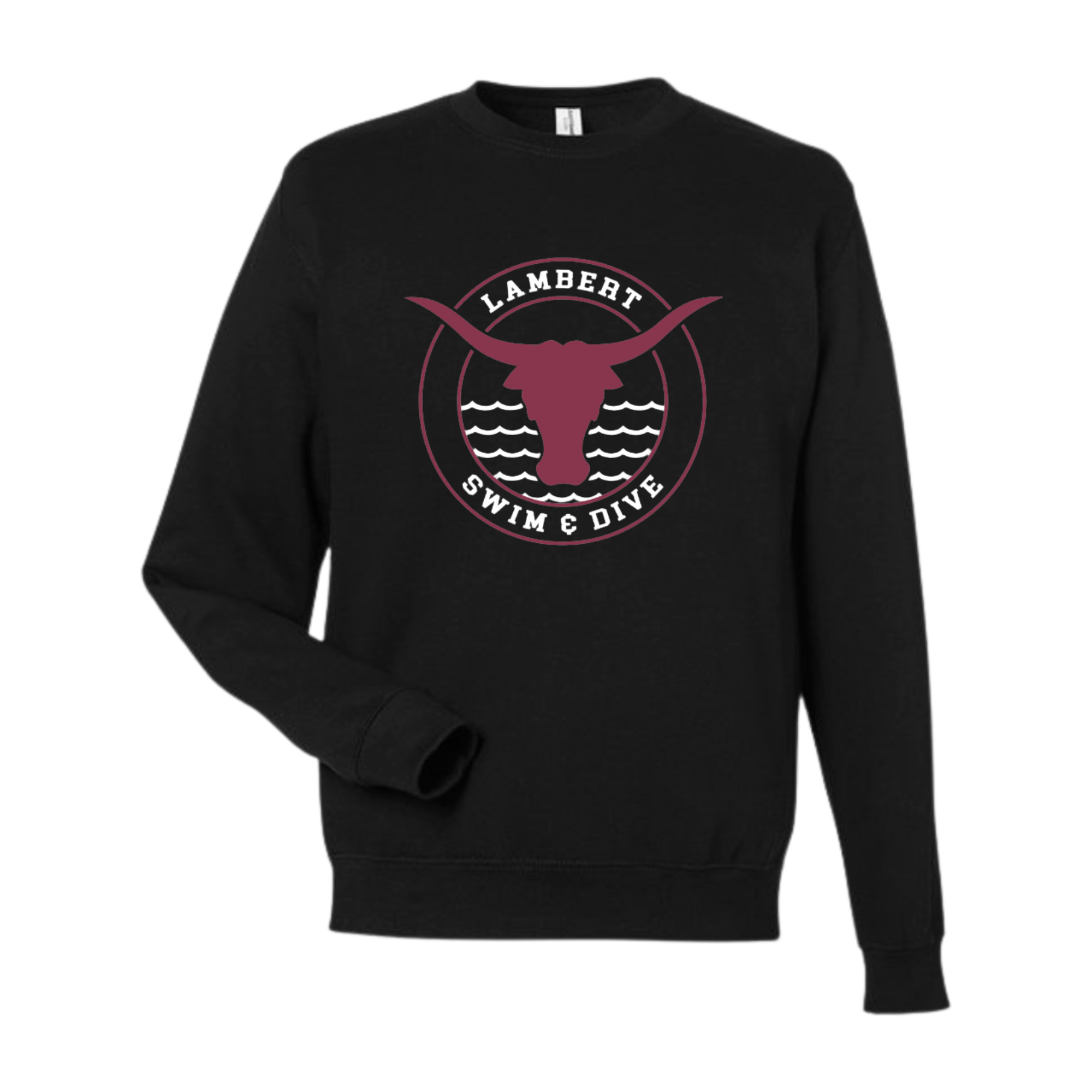 Fleece Crew Neck Sweatshirt Circle Logo (Customized) - Lambert