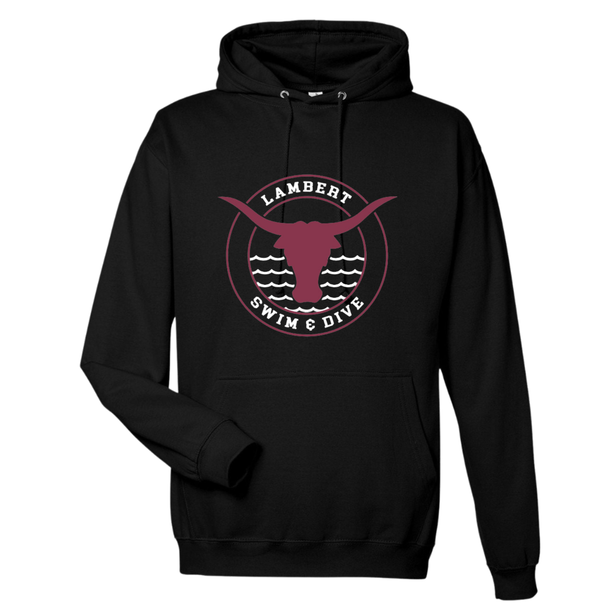 Medium Weight Unisex Hooded Sweatshirt Circle Logo (Customized) - Lambert