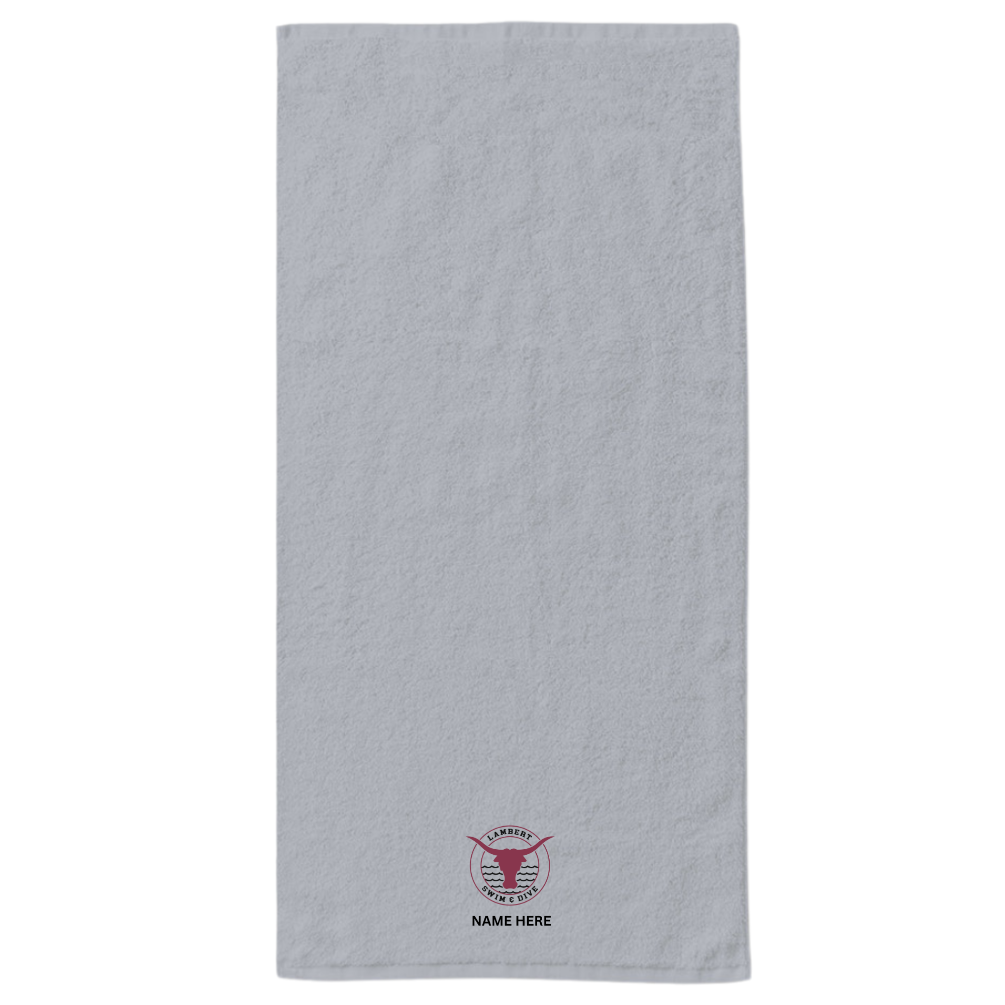 34" x 70" Velour Towel (Customized) - Lambert