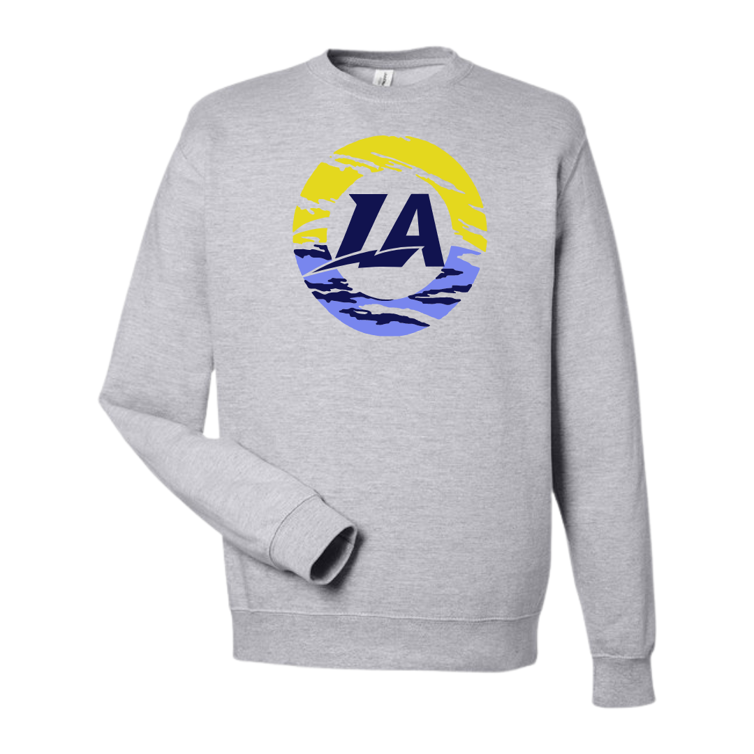 Medium Weight Unisex Crew Neck Sweatshirt (Customized) - Lanier Aquatics