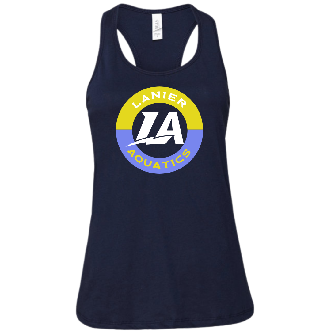 Ladies' Racerback Flowy Tank (Customized) - Lanier Aquatics