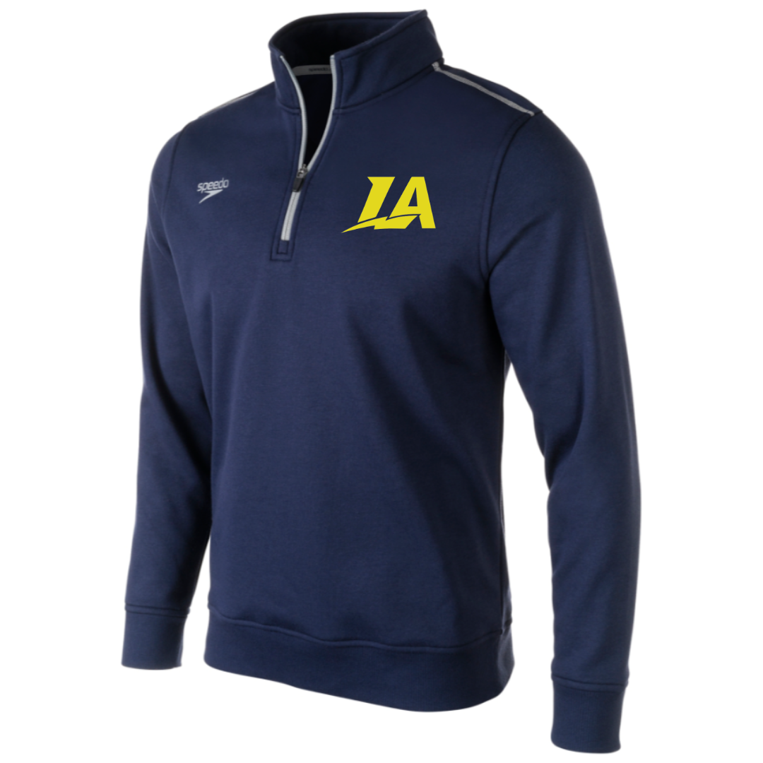 Speedo 1/4 Zip Fleece Sweatshirt (Customized) - Lanier Aquatics
