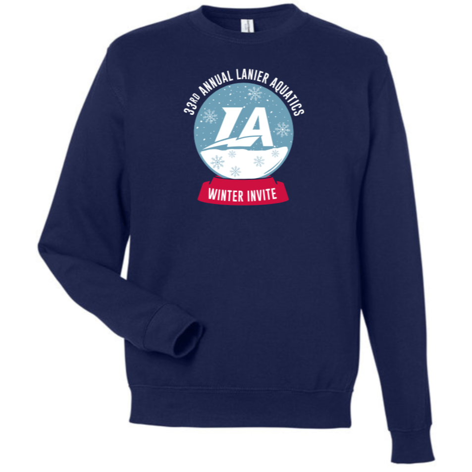 Fleece Crew Neck Sweatshirt (Customized) - Lanier Winter Invite