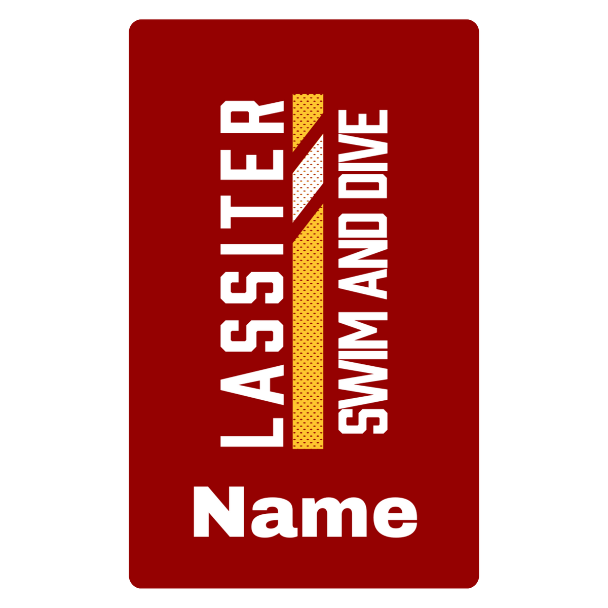 Aluminum Bag Tag (Customized) - Lassiter
