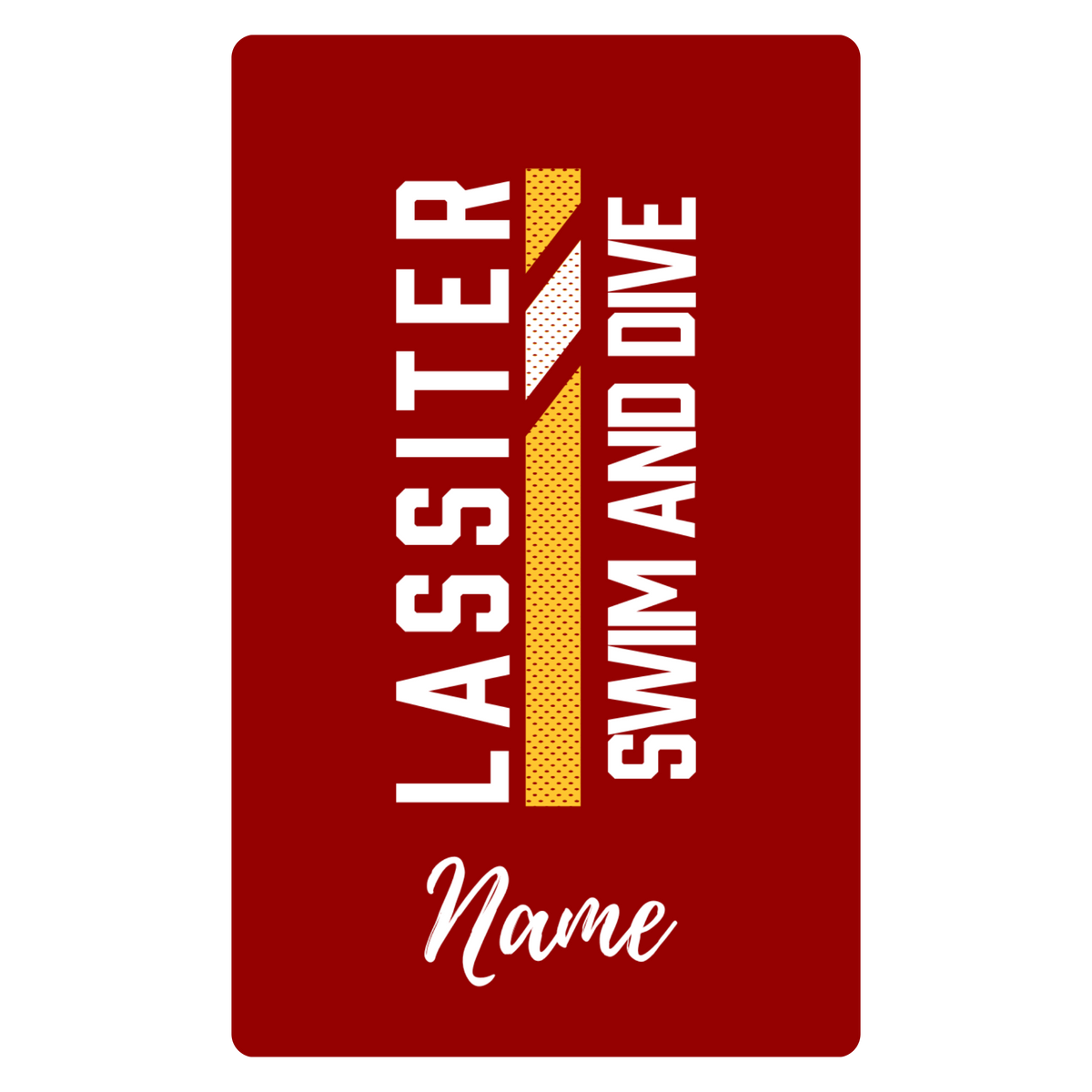 Aluminum Bag Tag (Customized) - Lassiter