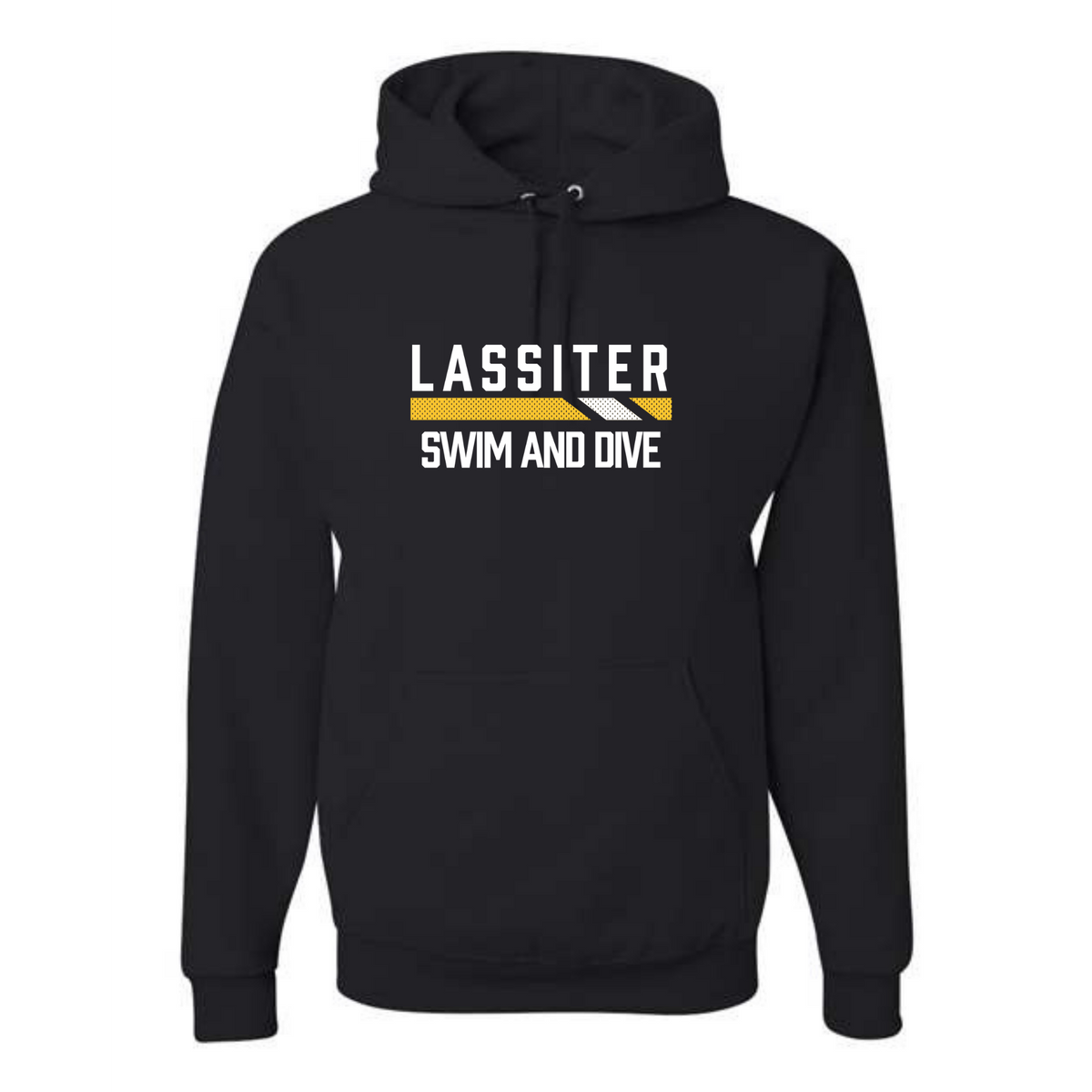 Medium Weight Unisex Hooded Sweatshirt Chest Logo (Customized) - Lassiter