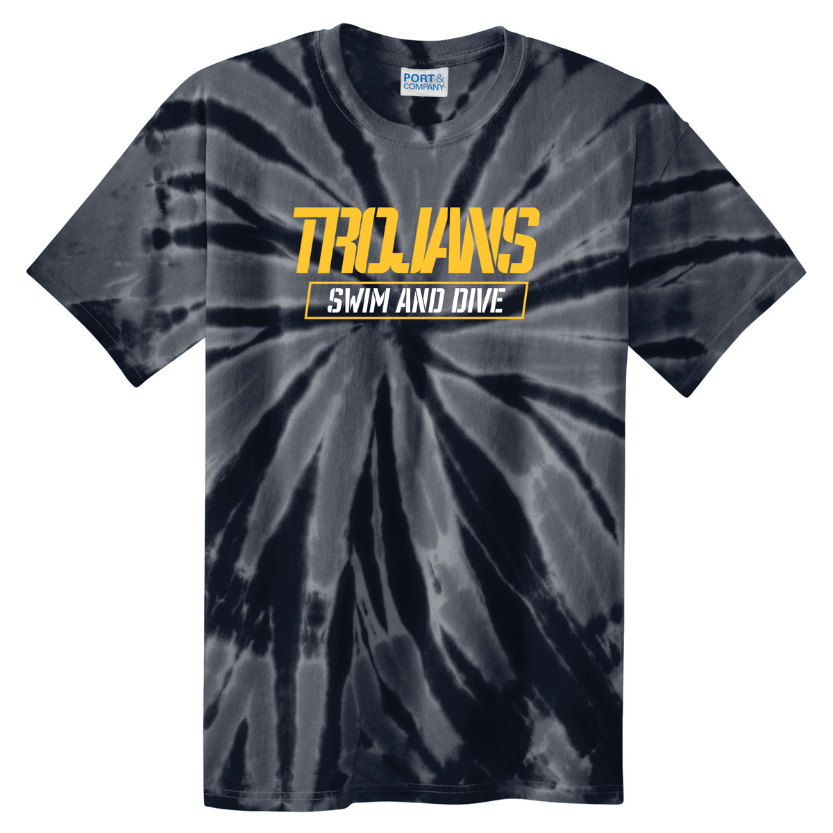 Tie Dye Short Sleeve T-Shirt (Customized) Logo 2 - Lassiter