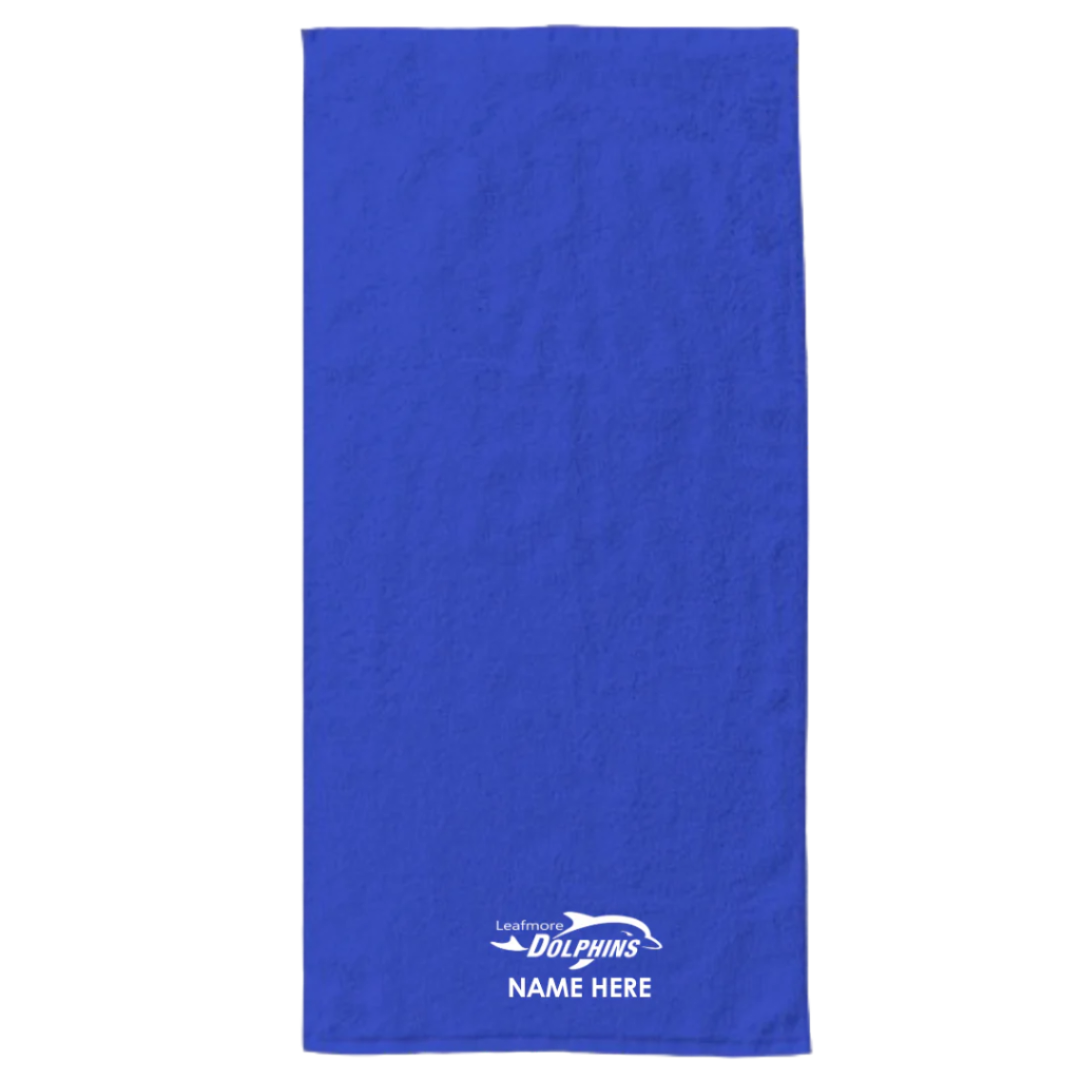 34" x 70" Velour Towel (Customized) - Leafmore