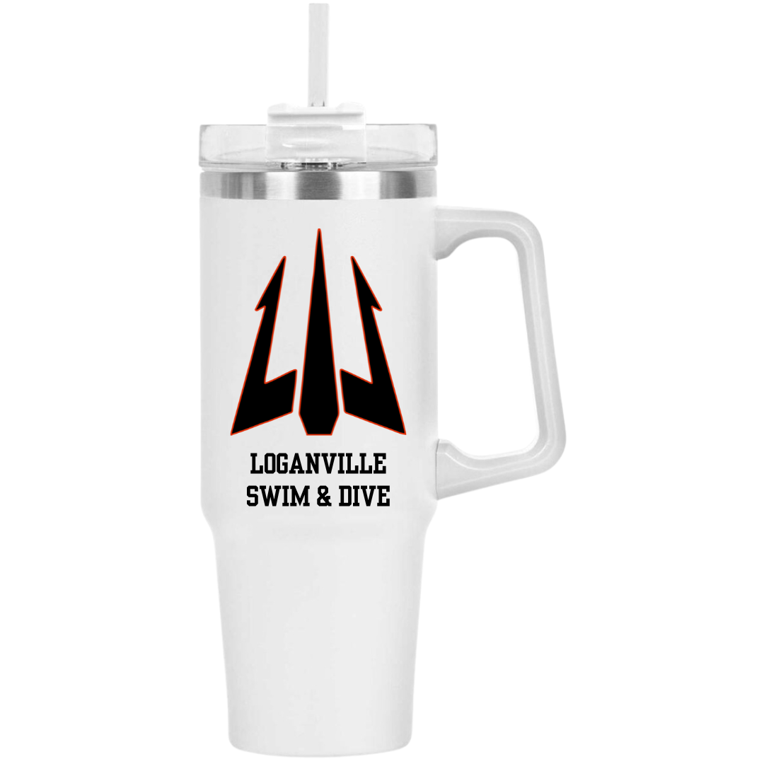 40oz Insulated Tumbler (Customized) - Loganville HS