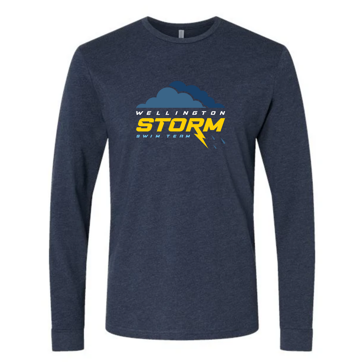 Long Sleeve Tee Shirt (Customized) Logo 2 - Wellington Storm