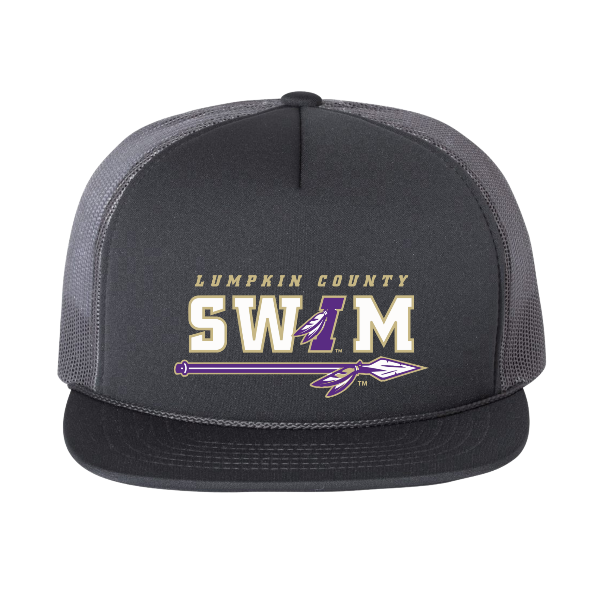 Richardson Foamie Trucker Cap (Customized) - Lumpkin County Swim Team