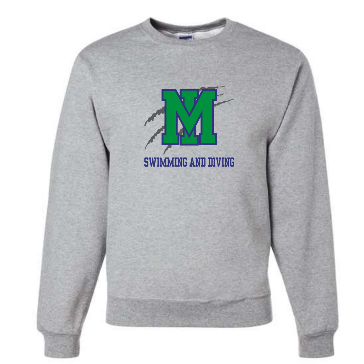 Medium Weight Unisex Crew Neck Sweatshirt (Customized) - Mountain Island Charter High School