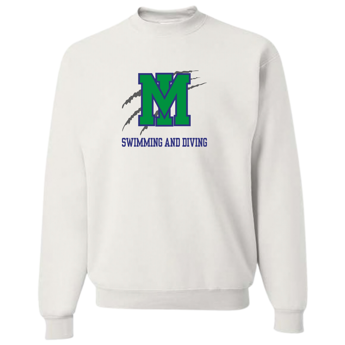 Medium Weight Unisex Crew Neck Sweatshirt (Customized) - Mountain Island Charter High School