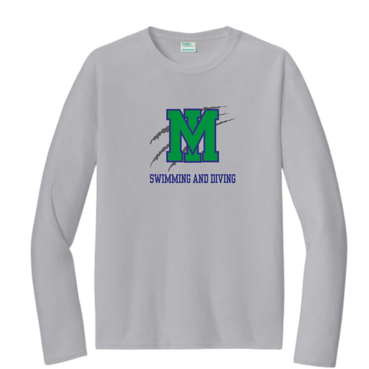 Performance Long-Sleeve Tee (Customized) - Mountain Island Charter High School