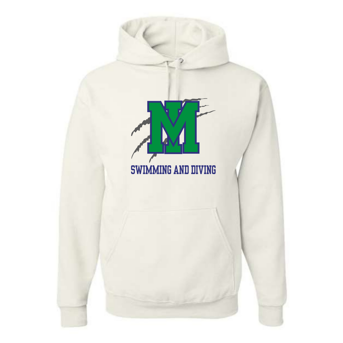Medium Weight Unisex Hooded Sweatshirt (Customized) - Mountain Island Charter High School