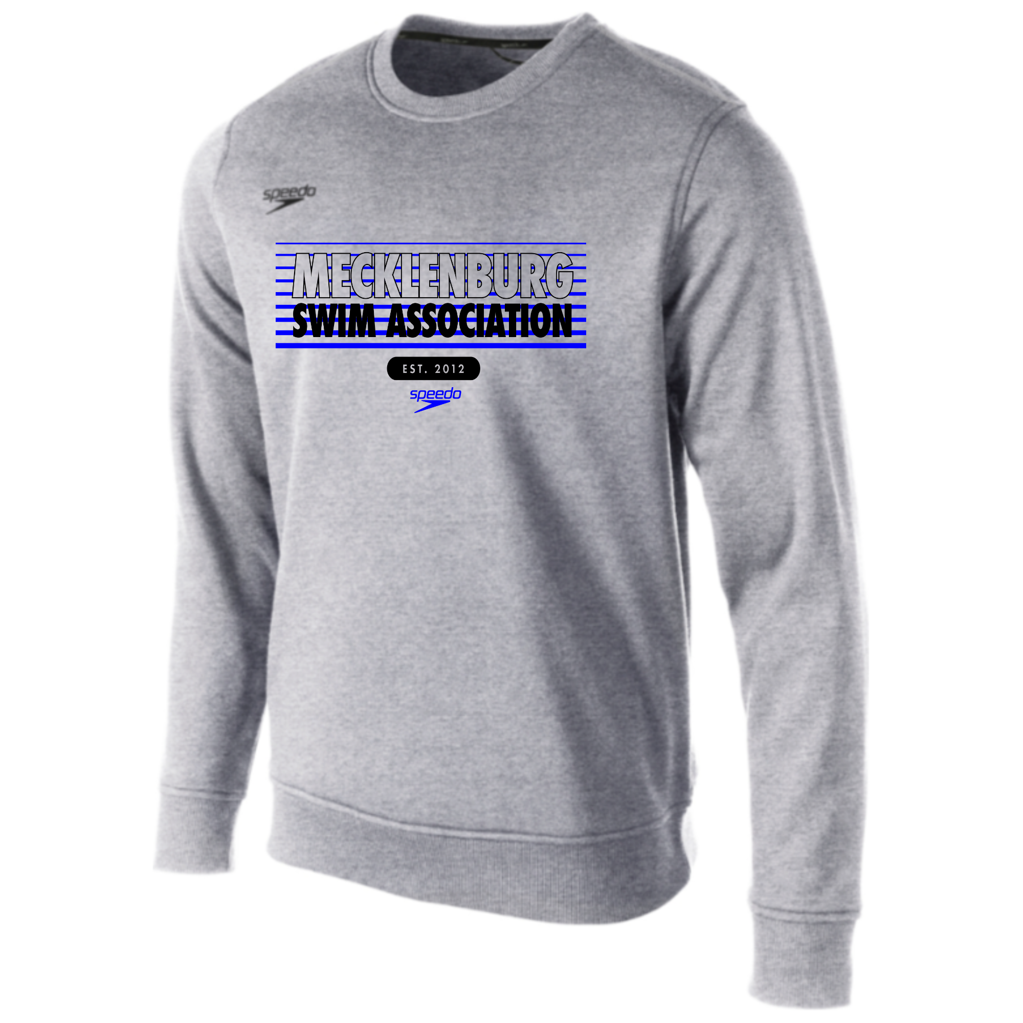 Speedo Fleece Crew Neck Sweatshirt Stripe Logo (Customized) - MSA