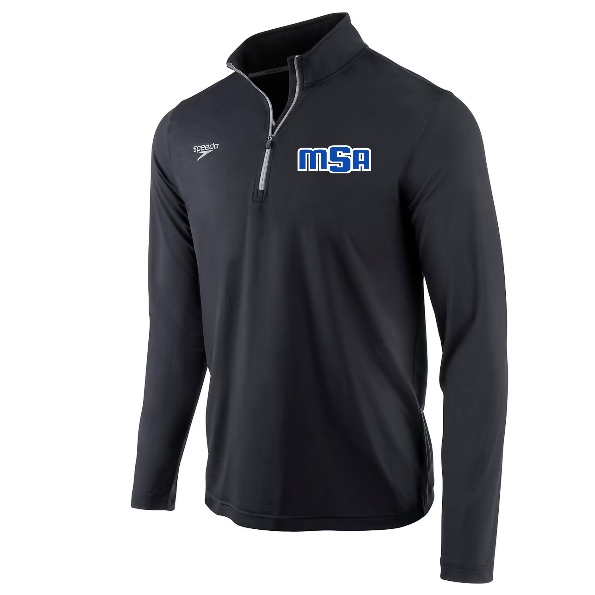 Speedo Jersey 1/4 Zip Long Sleeve T-Shirt (Customized) - MSA