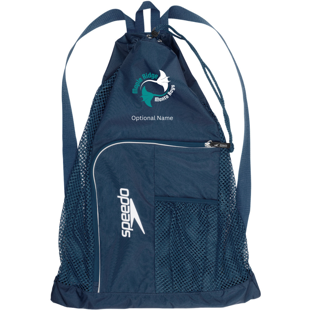 Speedo Deluxe Ventilator Backpack (Customized) - Maple Ridge Mana Rays
