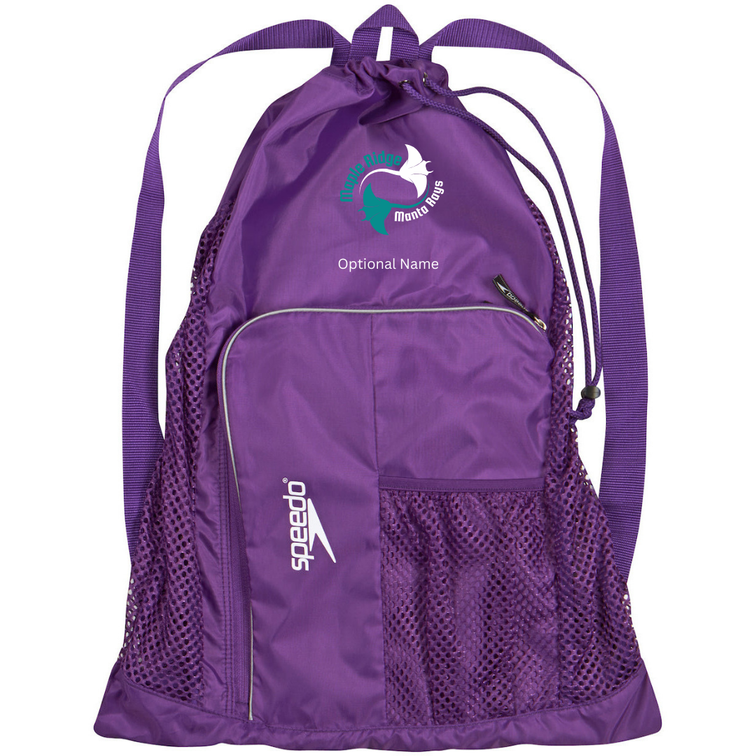 Speedo Deluxe Ventilator Backpack (Customized) - Maple Ridge Mana Rays