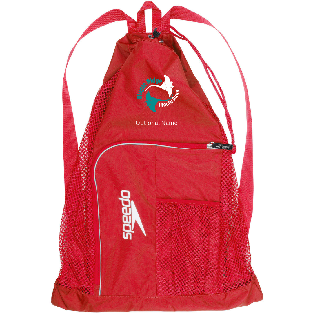 Speedo Deluxe Ventilator Backpack (Customized) - Maple Ridge Mana Rays