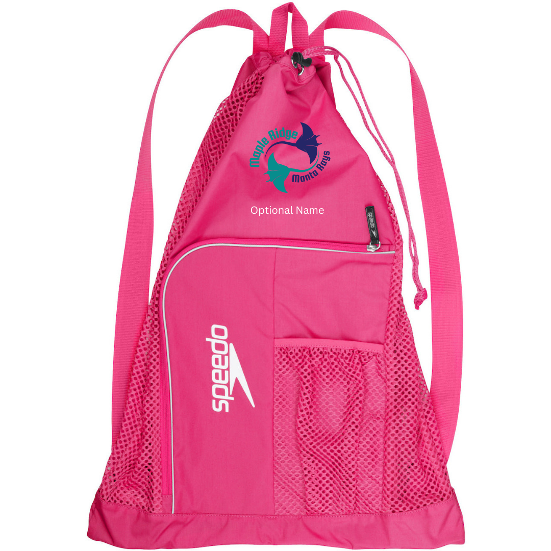 Speedo Deluxe Ventilator Backpack (Customized) - Maple Ridge Mana Rays