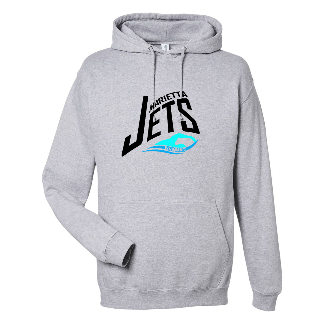 Medium Weight Unisex Hooded Sweatshirt (Customized) - Marietta Jets