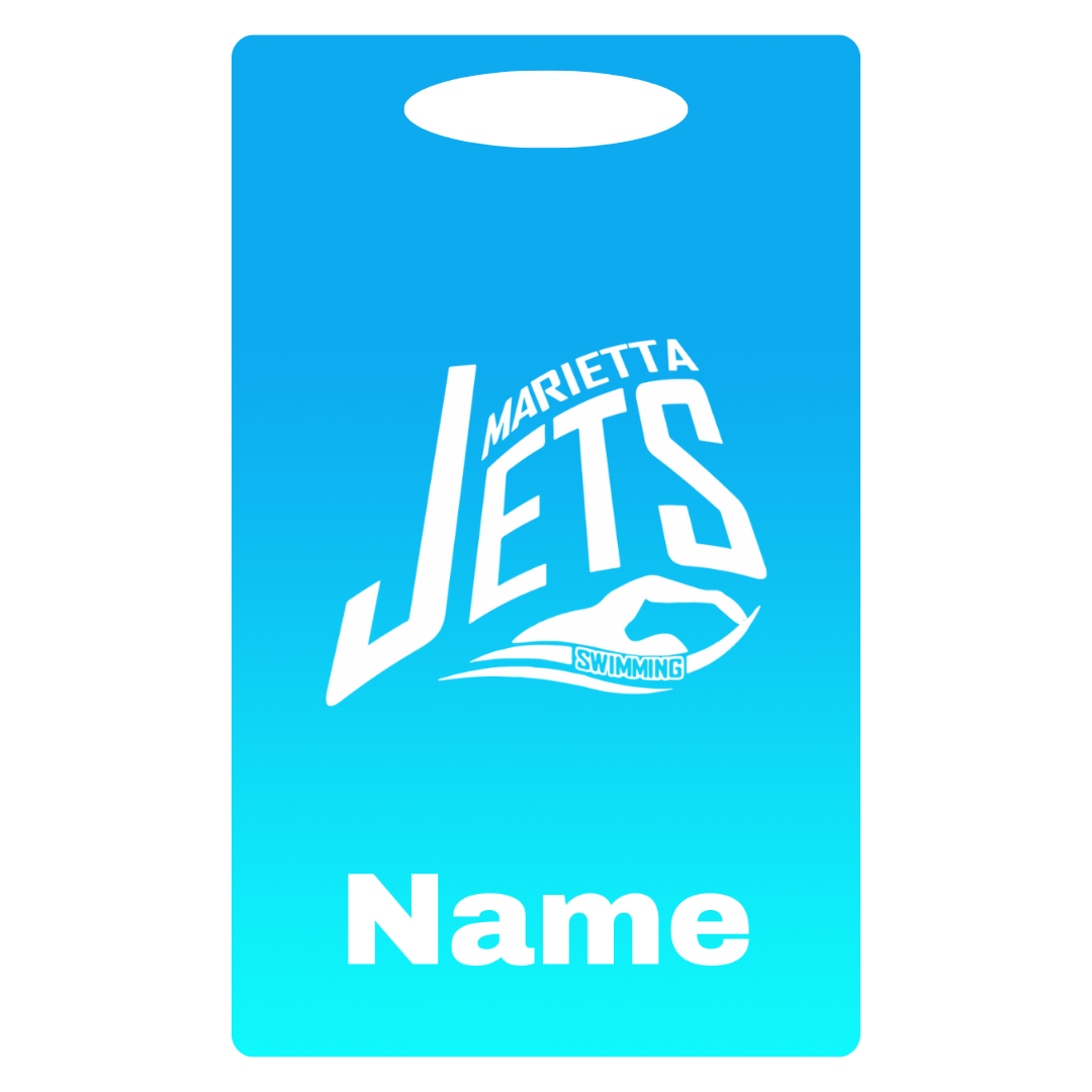 Aluminum Bag Tag (Customized) - Marietta Jets