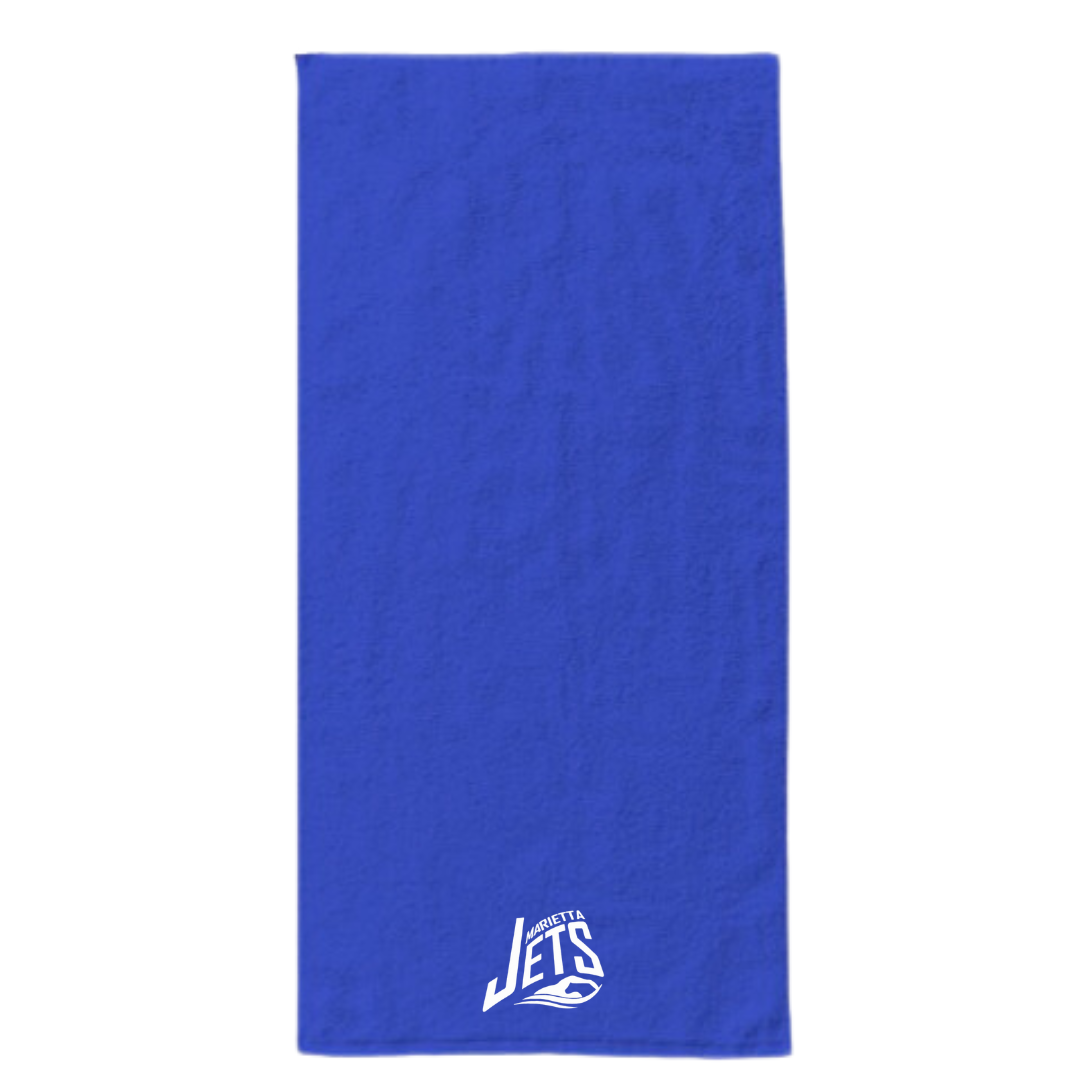 34" x 70" Velour Towel - (Customized) Marietta Jets