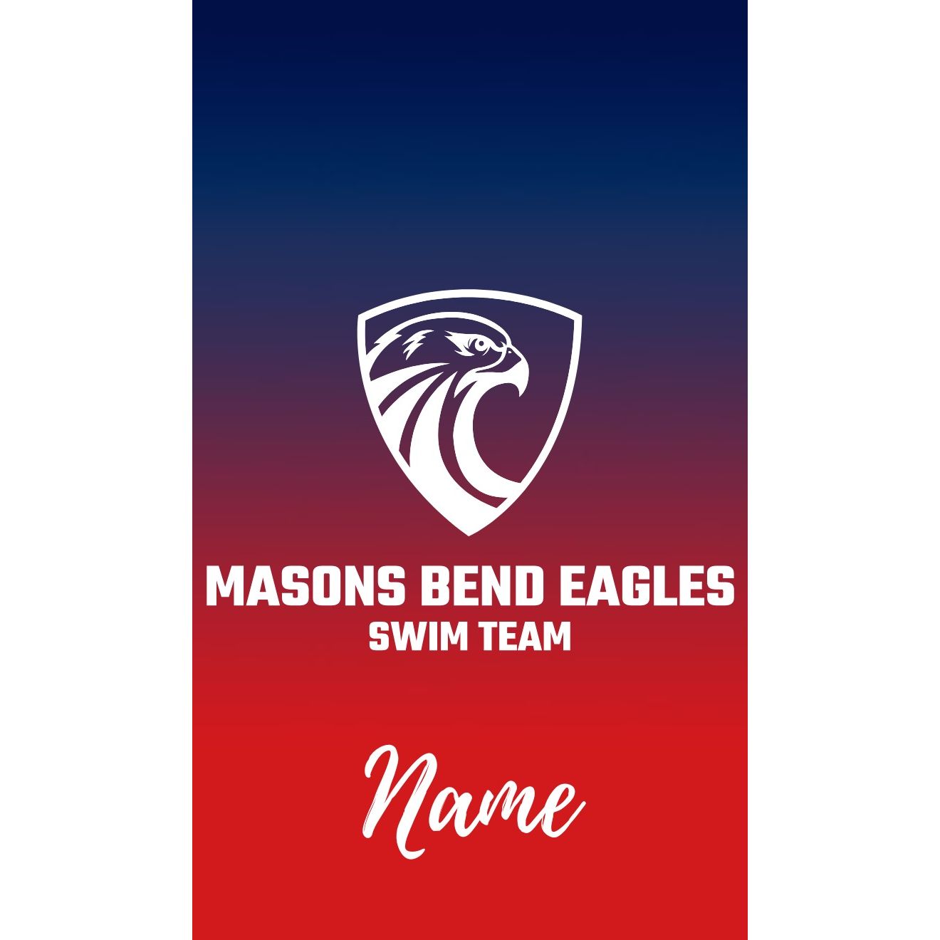 Aluminum Bag Tag (Customized) - Masons Bend