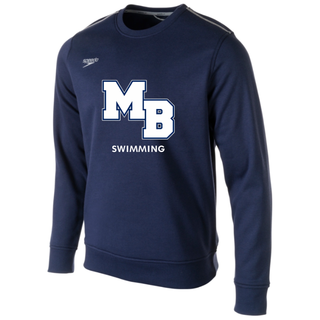 Speedo Fleece Crew Neck Sweatshirt (Customized) - Mount Bethel
