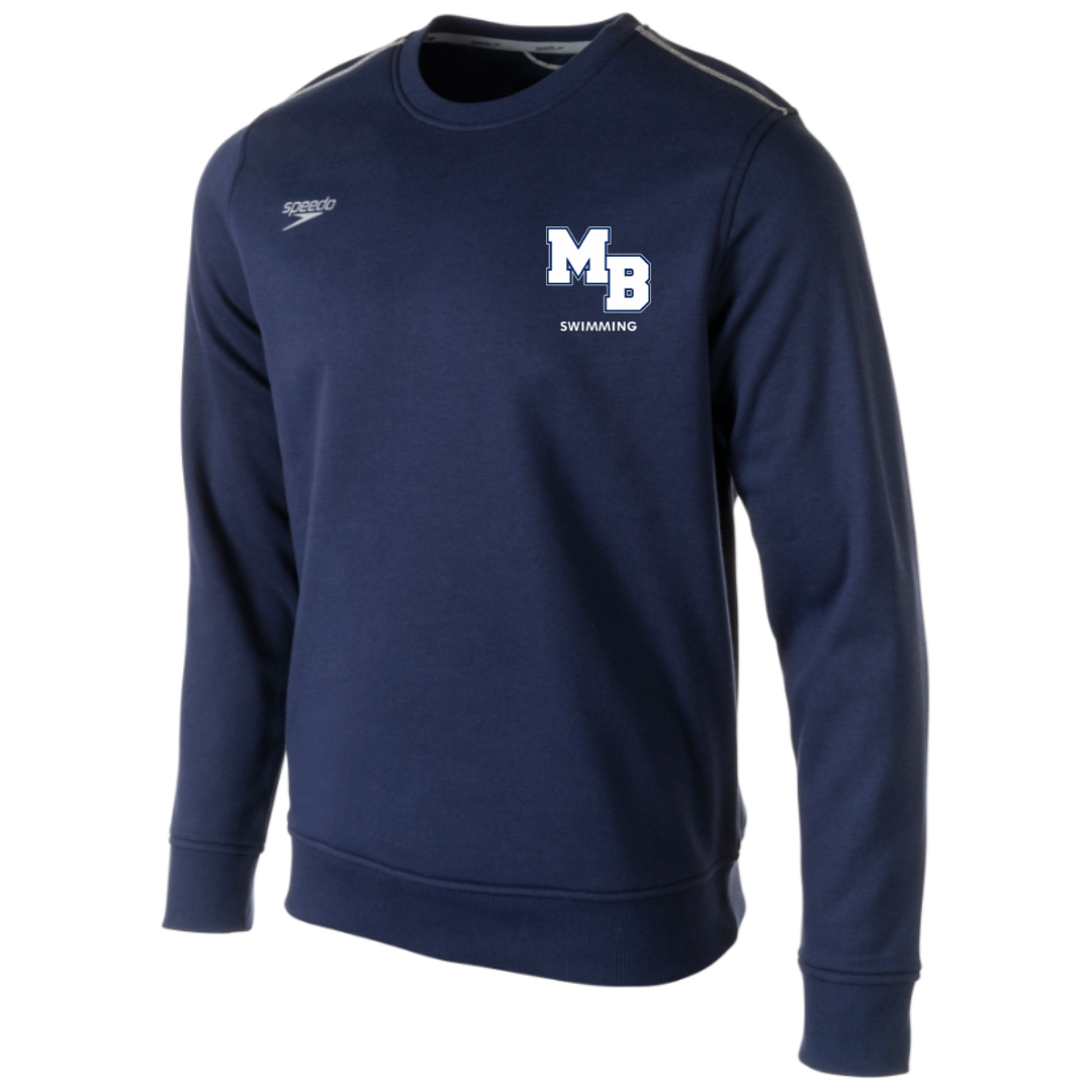 Speedo Fleece Crew Neck Sweatshirt (Customized) - Mount Bethel