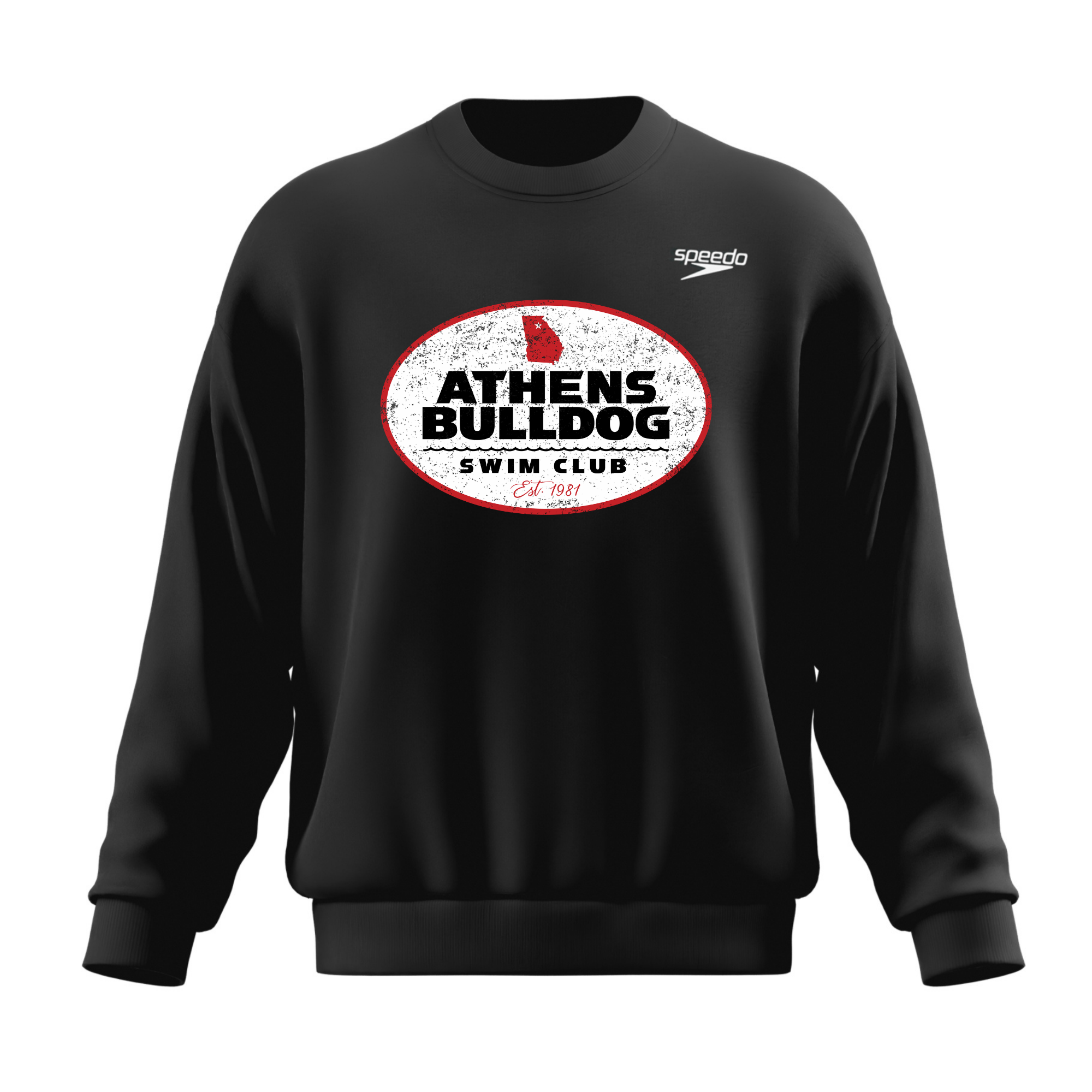 Speedo Unisex Team Crew Oval Logo (Customized) - ABSC